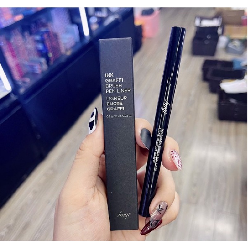 Bút Kẻ Mắt Không Trôi Siêu Mảnh TheFace Shop Ink Graffi Brush Pen Liner
