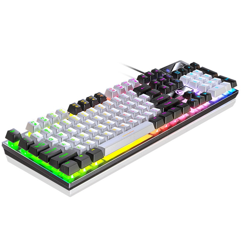 Bàn phím giả cơ gaming NTC Yindiao K500 led đa màu - phối keycaps cực đẹp (5 màu)