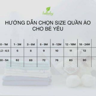 [Lullaby] Set 2 áo cộc tay cho bé