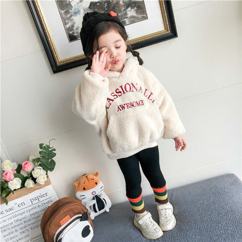 Áo Hoodie Nhung Ấm Áp Cho Bé Gái