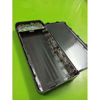 Box sạc nhanh 8 cell iphone type-c microUSB không pin đen