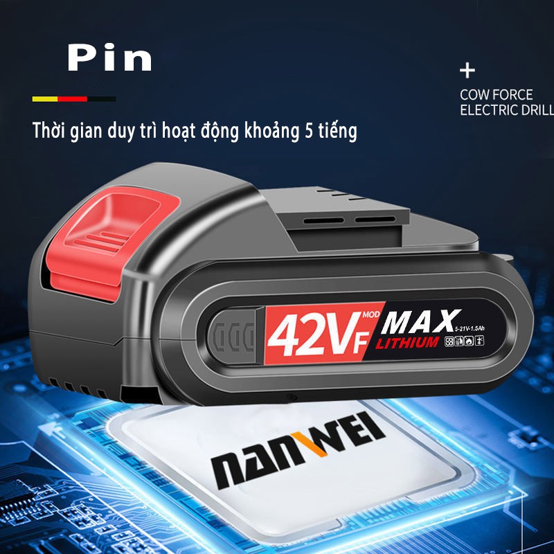 NEP085-42V Máy khoan 42V48V nghề Máy khoan Lithium công nghiệp Máy khoan gia dụng Máy khoan cầm tay Máy khoan vặn ốc