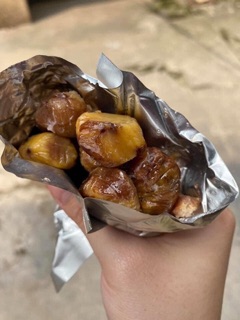 Hạt dẻ tẩm mật ong