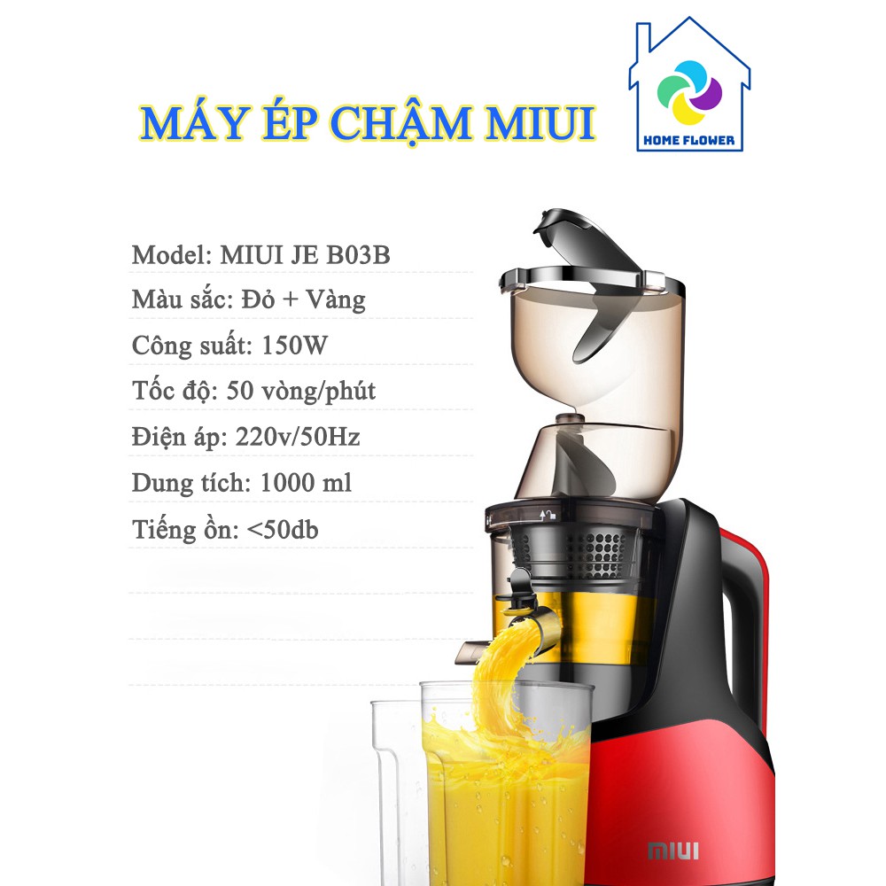 Máy ép trái cây tốc độ chậm - Lưới lọc nâng cấp - Làm kem - Máy ép chậm cao cấp nội địa Trung Quốc - Ép kiệt 95% nước