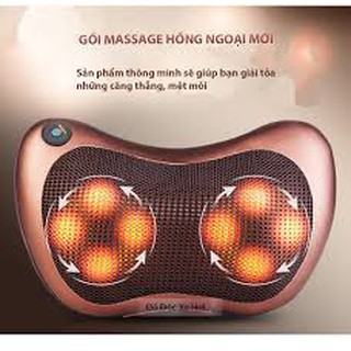 GỐI MASSAGE HỒNG NGOẠI  8 BI