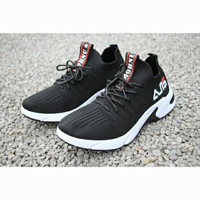 Giày thể thao nam đen đế trắng .đẹp dáng khỏe (bền- đẹp -rẻ - phong cách trẻ) | BigBuy360 - bigbuy360.vn