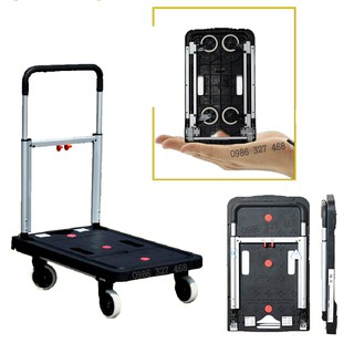 Xe đẩy hàng đi chợ, xe đẩy hàng gấp gọn-bỏ cốp ôtô cho không gian nhỏ hẹp