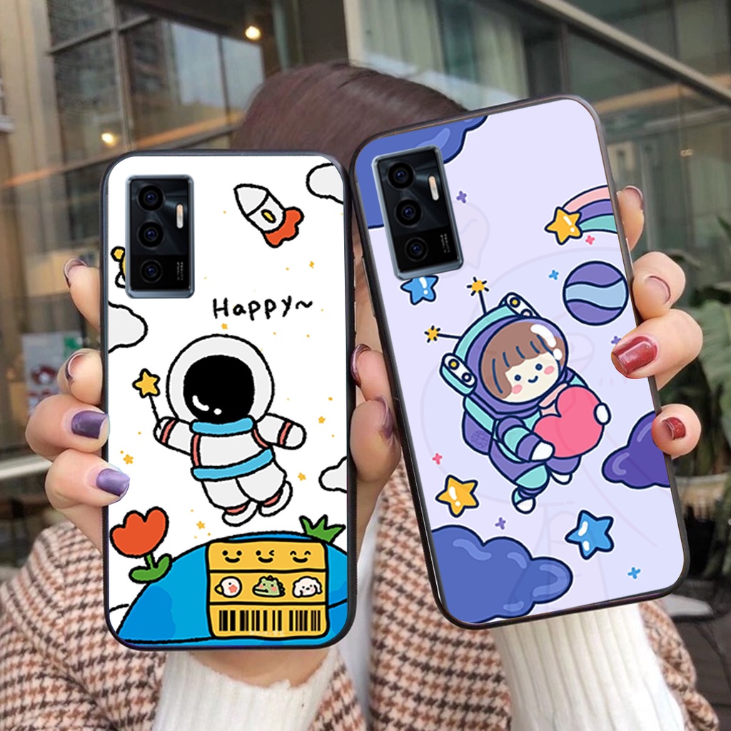 Ốp lưng Vivo V23 5G -Vivo V23e - Vivo Y15S -Vivo Y72-VIVO Y53S phi hành gia mẫu mới cực hot cute