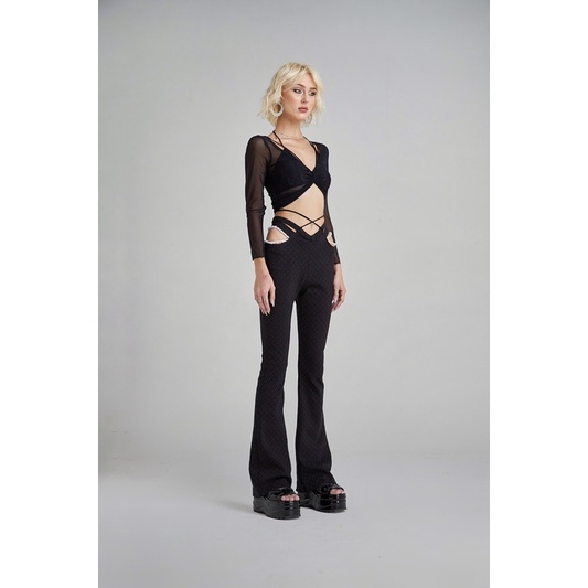 Top ELla // áo kiểu thun lưới