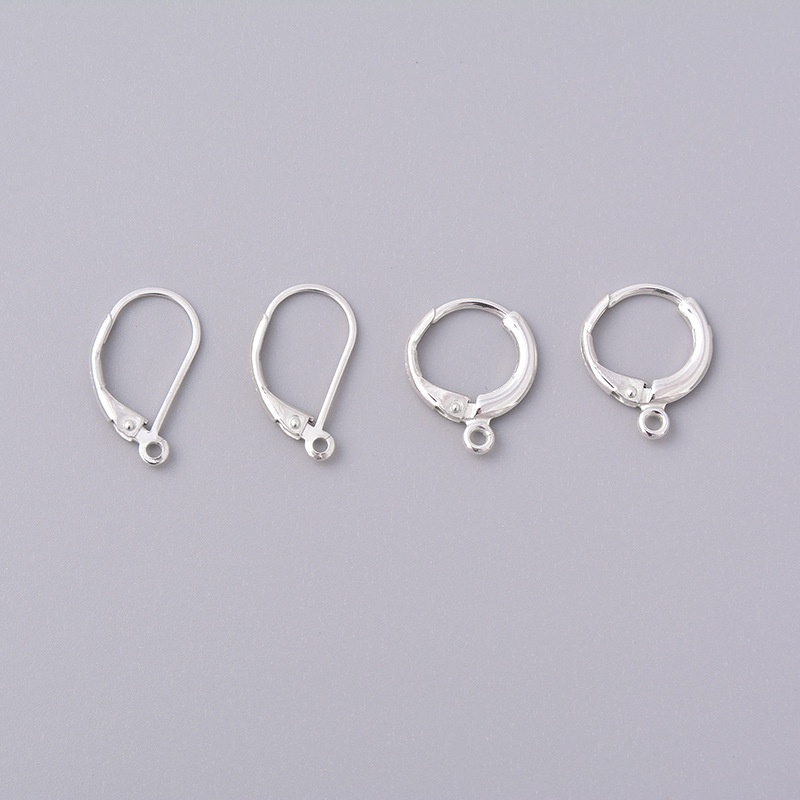 █diy゜ S925 Bạc●Móc Khóa Hình Chữ D Bằng Bạc Sterling 925 Thời Trang Đơn Giản