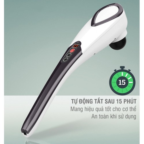 Máy massage cầm tay pin sạc Puli PL-621DC3 - 5 chế độ, 5 đầu mát xa  | OKbuy