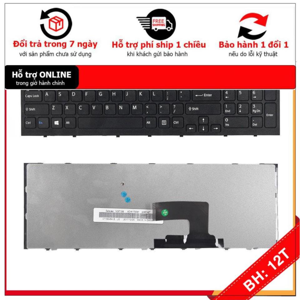 [BH12TH] 🎁 Bàn Phím Laptop SONY Vaio VPCEH VPC-EH VPC EH Series, ĐEN, CÓ KHUNG – Tốt