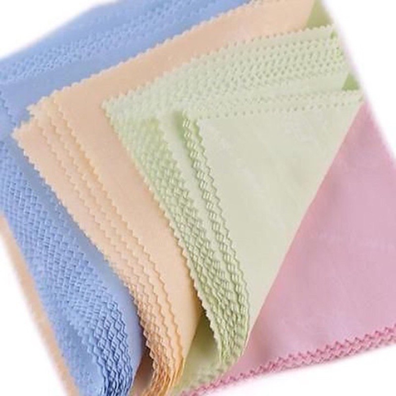 Combo 5 chiếc khăn lau mắt kính đa năng chuyên dụng cao cấp mềm mịn chống thấm nước nhanh khô CACAVARO SHOP CBKL1