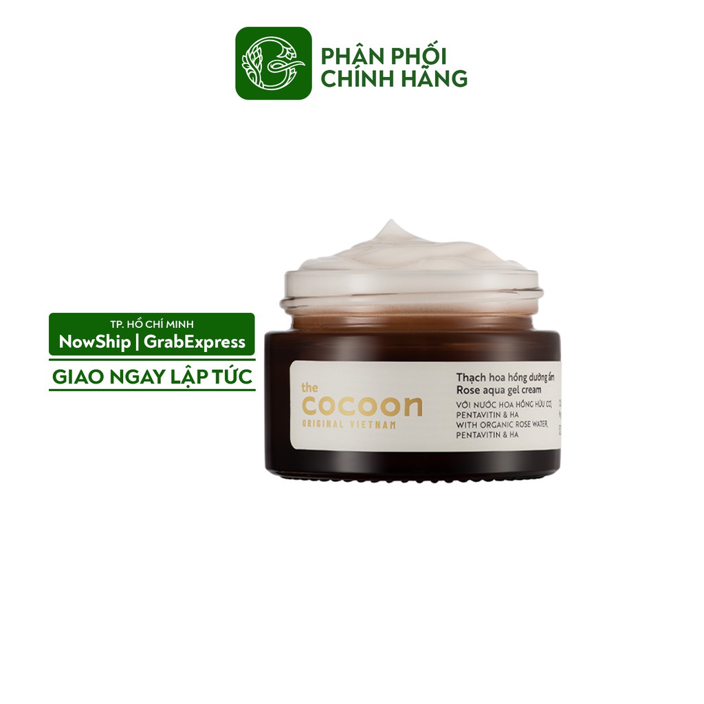 Thạch hoa hồng dưỡng ẩm The Cocoon Rose Aqua Gel Cream 100ml