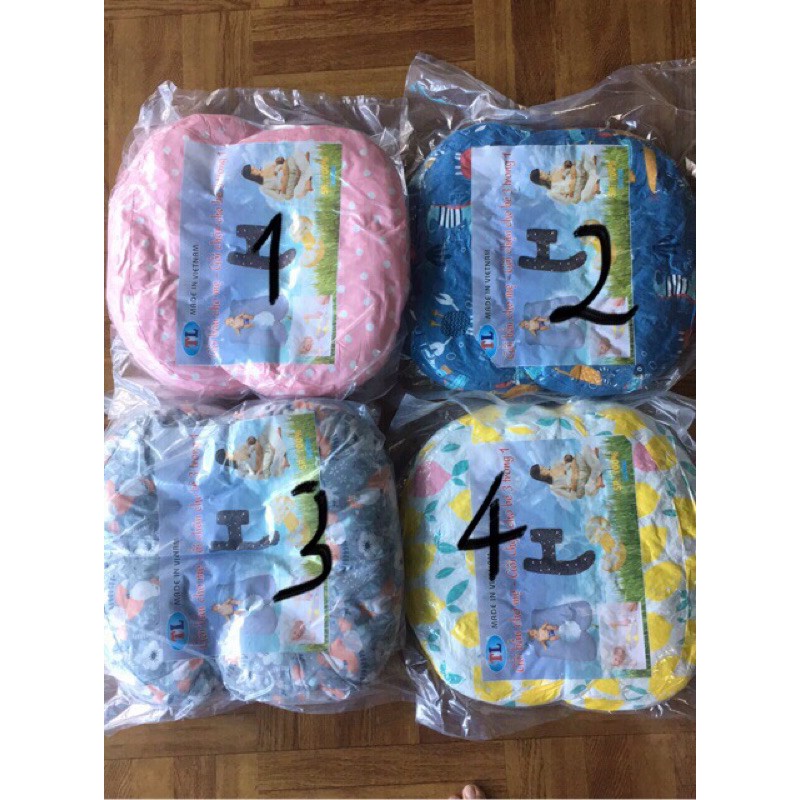 Gối bầu cho mẹ - Gối chặn cho bé 3 in 1 (chọn mẫu)