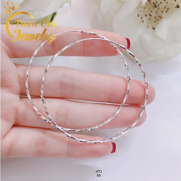 Khuyên Tai Vòng Tàu Sang Chảnh Đủ Mọi Kích Cỡ, Bạc 925 Cao Cấp