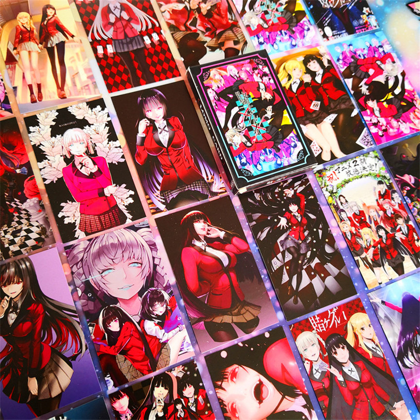 30Pcs/Box ✪ Kakegurui - Anime Jabami Yumeko Lomo Card ✪ 5.5cm*8.8cm Mini Postcard Fans Gift Fans Collections