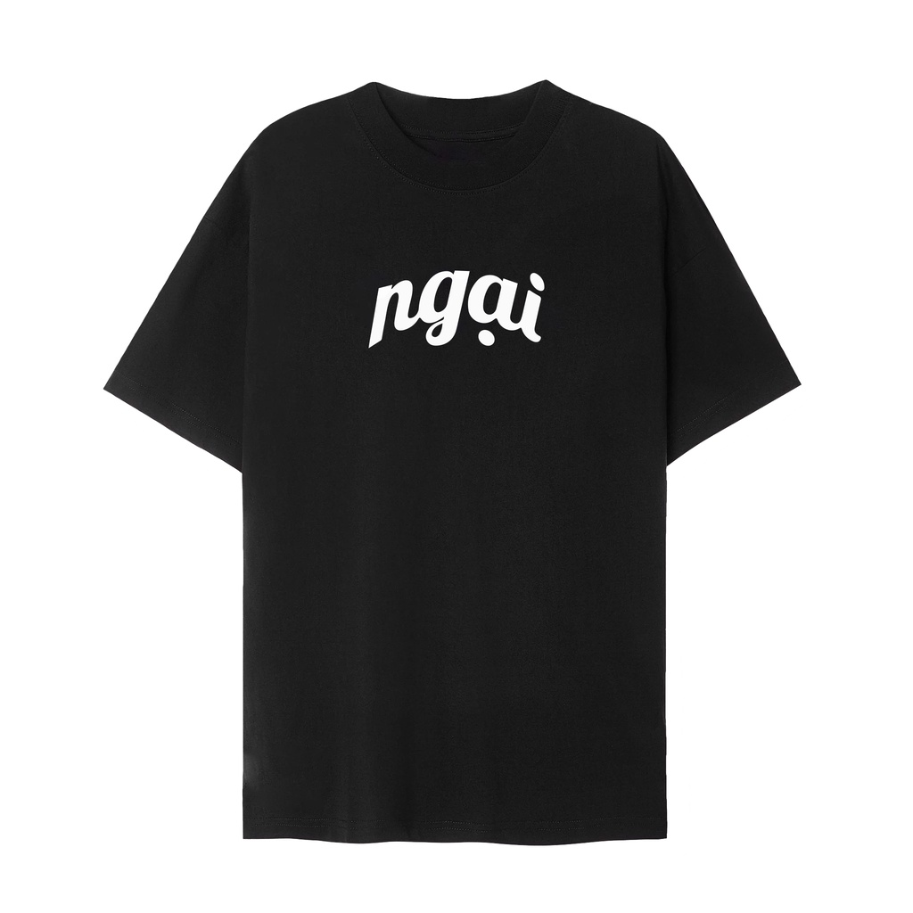 Áo chữ Ngại mặc phong cách trẻ trung, nam nữ mặc form cực đẹp