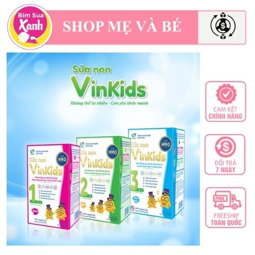 Sữa non Vinkids số 1,2,3 tăng cường miễn dịch, tăng cân khoẻ mạnh 360g