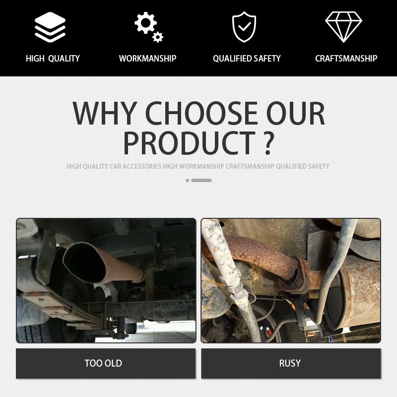 Ống Xả Xe Hơi Bằng Thép Không Gỉ Mạ Chrome Màu Cầu Vồng Thông Dụng