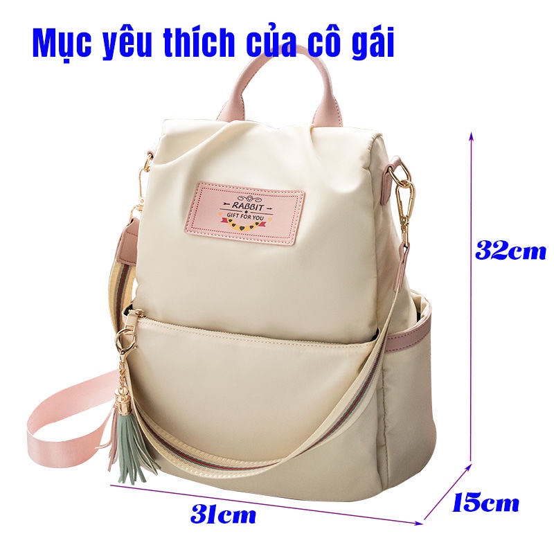 Ba Lô Vải Oxford Chống Thấm Nước/Chống Trộm Cỡ Lớn Thời Trang Cho Nữ