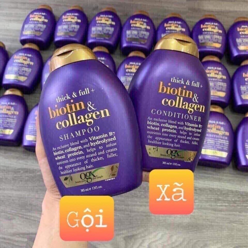 Cặp Dầu Gội Xả Biotin And Collagen USA