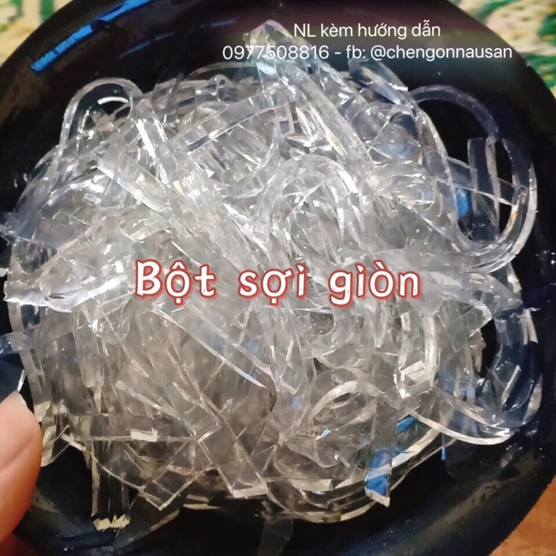 SET CHÈ SẦU (SẦU LIÊN) (THÁI SẦU) bạn tự chuẩn bị hoa quả