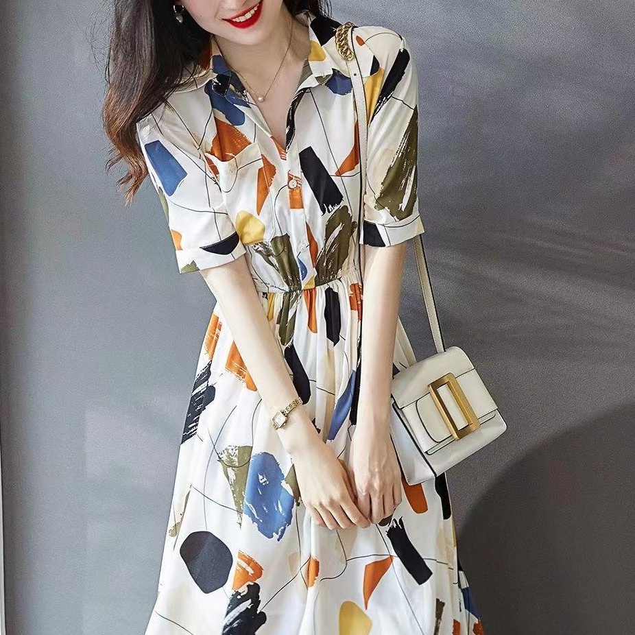 Đầm Hoa Thời Trang Mùa Hè Hàn Quốc Dành Cho Nữ