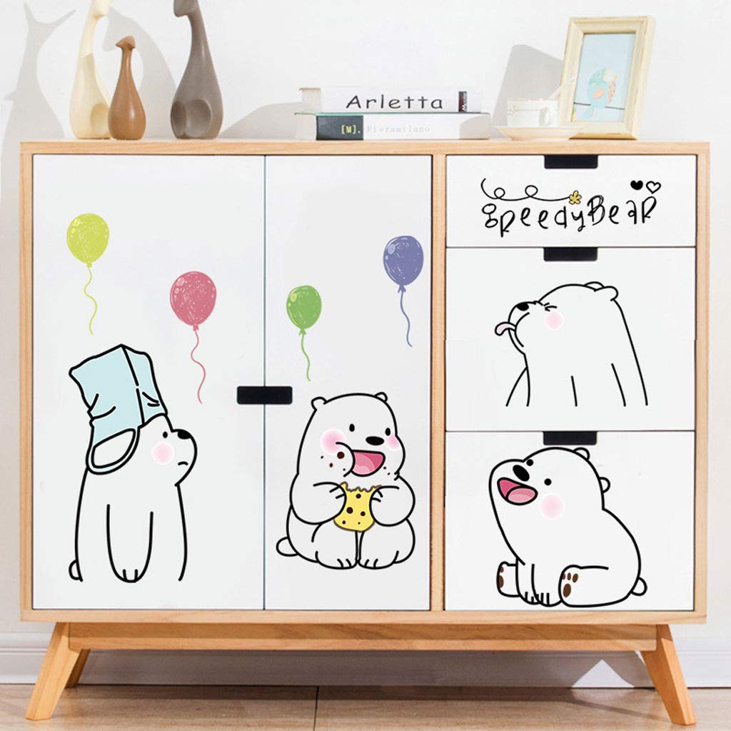 Decal giấy dán tường We Bare Bears Chúng tôi đơn giản là gấu