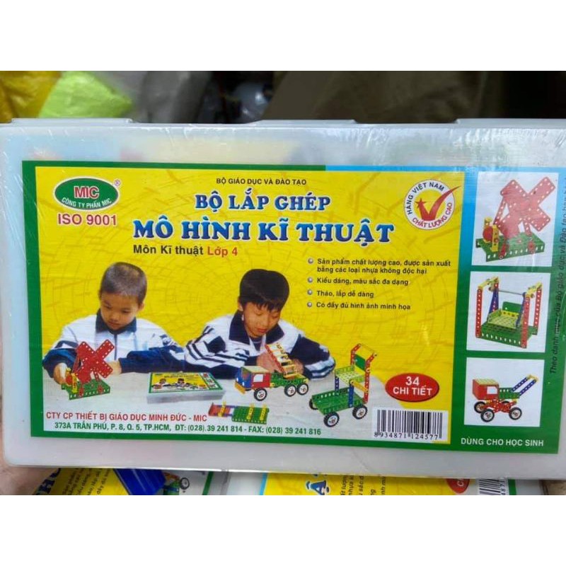 (MIC) Bộ Lắp Ghép Mô Hình Kĩ Thuật Lớp 4, Lớp 5