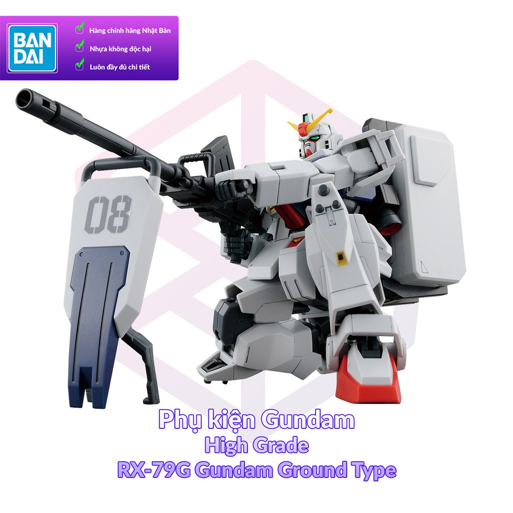 Mô Hình Gundam Bandai HG 210 RX-79G Gundam Ground Type 1/144 08th MS Team [GDB] [BHG]