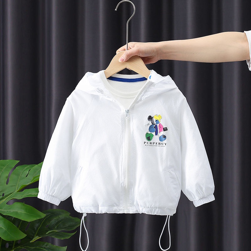 [Babycat] Hàng Có Sẵn Áo Khoác Chống Nắng Chống Tia Cực Tím Thoáng Khí Phong Cách Nhật Hàn Thời Trang Mùa Hè Cho Bé Trai
