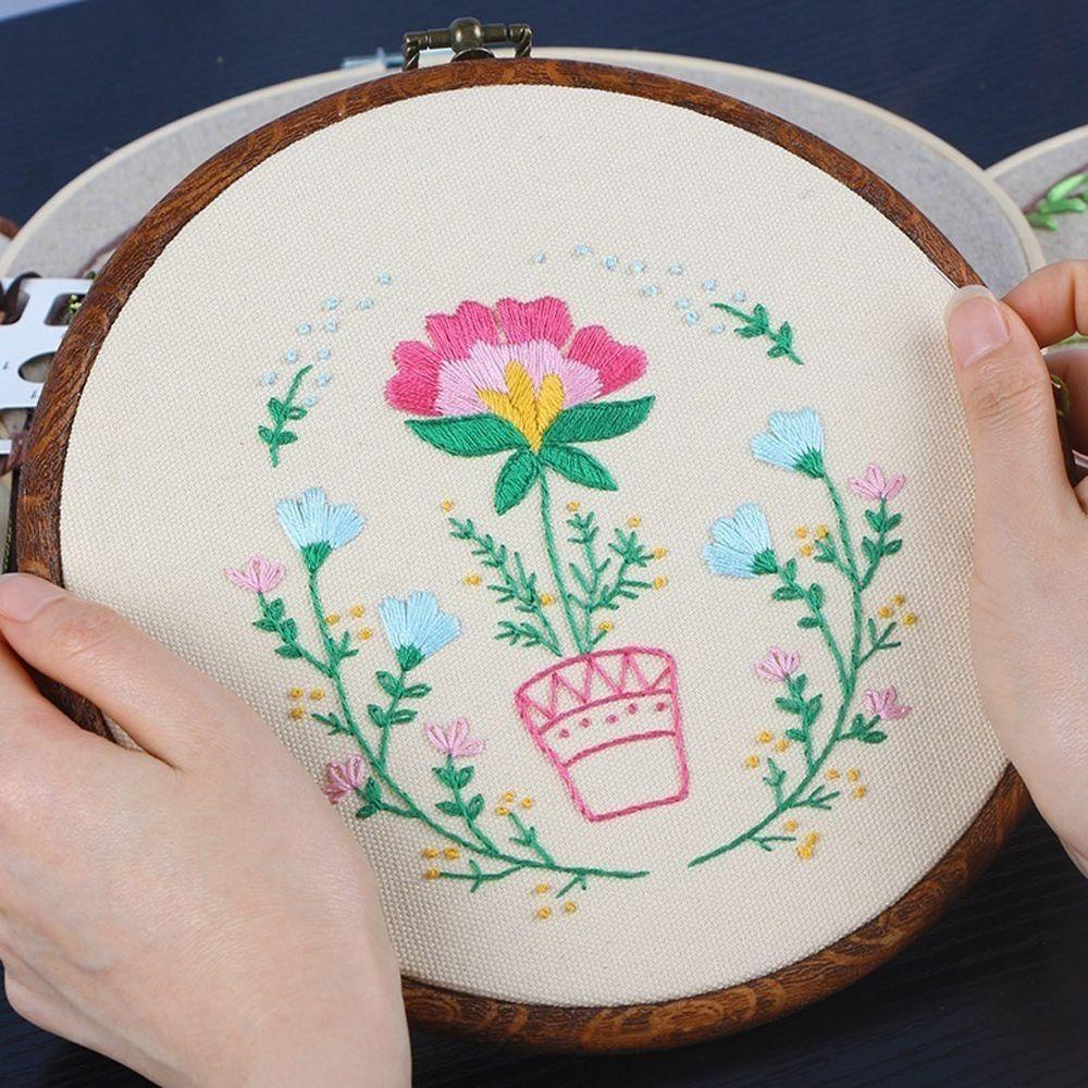Khung Thêu Bằng Gỗ 12-29cm Phong Cách Vintage