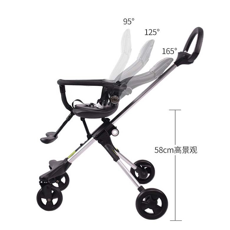 XE ĐẨY GẤP GỌN THÔNG MINH,XE ĐẢY GẤP GỌN 2 CHIỀU KÈM ĐỆM