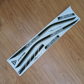 Tem chỉ AMG đen trắng dán xe SH - A412