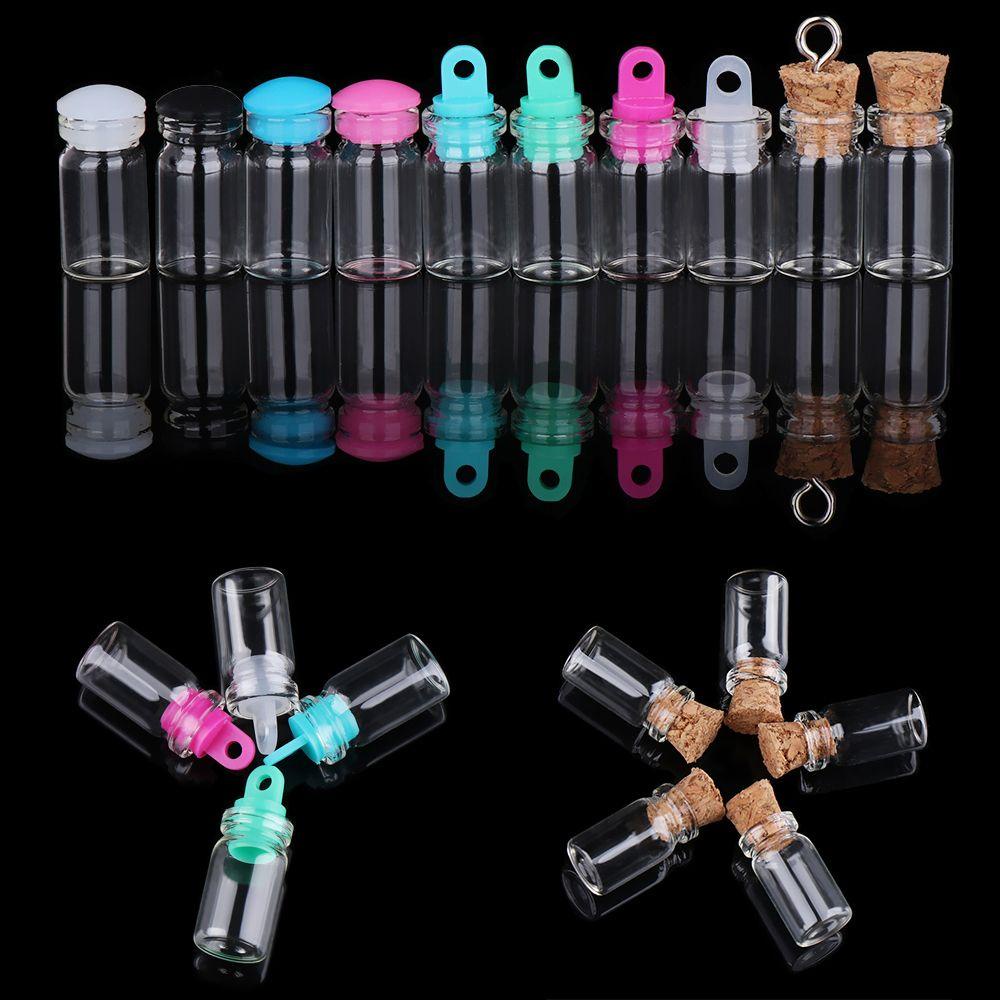 Set 5 / 10 Lọ Điều Ước Nhỏ Màu Cầu Vồng Trang Trí Nhà Cửa