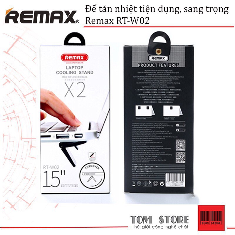 Đế tản nhiệt tiện dụng, sang trọng Remax RT-W02