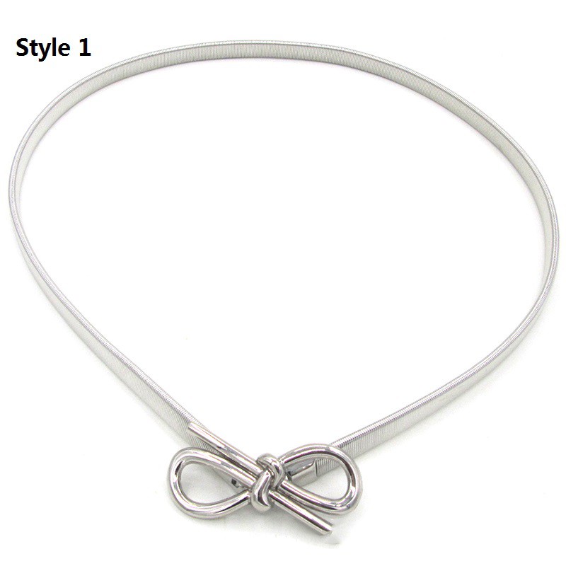 Thắt lưng kim loại đàn hồi thời trang dành cho bạn nữ