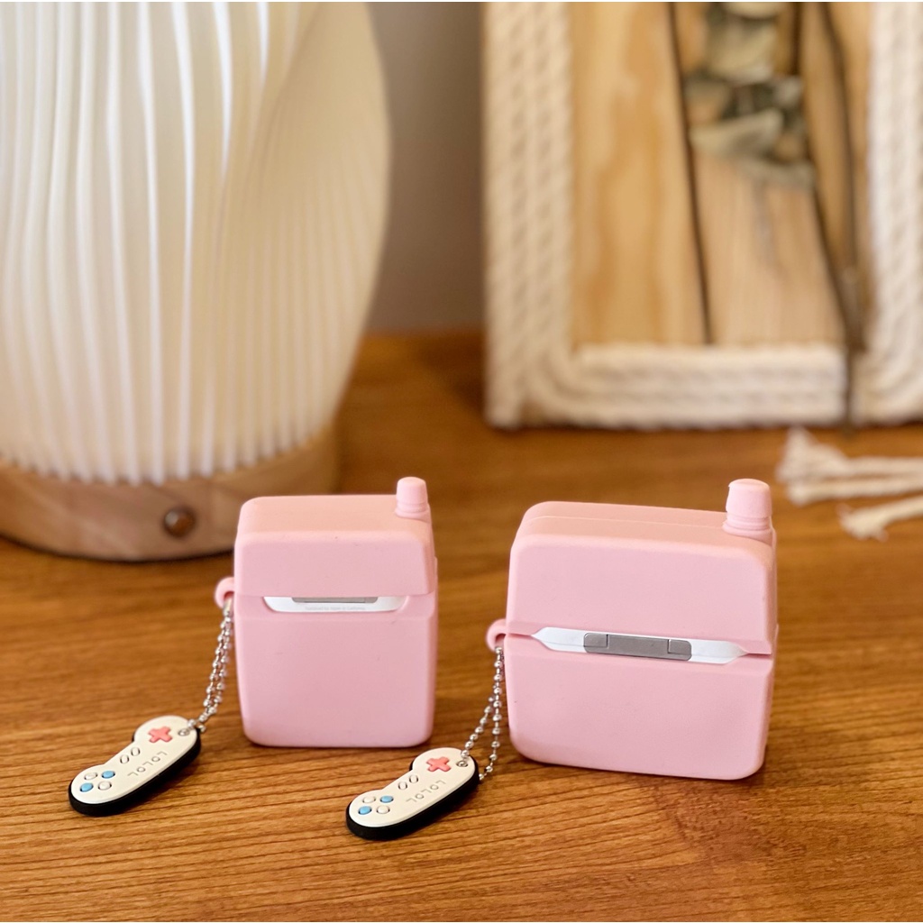 Vỏ Bảo Vệ Hộp Sạc Tai Nghe Apple AirPods 1/2/Pro/3 Bằng Silicon Mềm Họa Tiết Hoạt Hình 3D Vui Nhộn