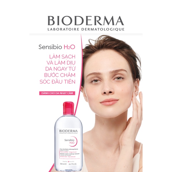 [Chính Hãng] Nước Tẩy Trang BIODERMA Sensibio H20 (500ml) - Dành Cho Da Nhạy Cảm