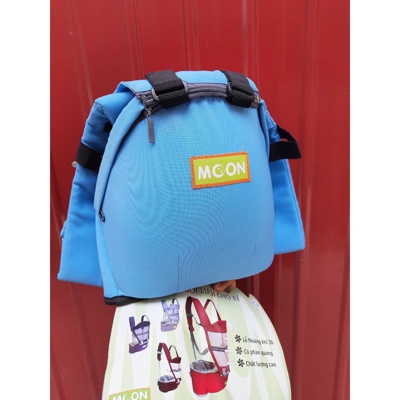 Địu ngồi lưới phản quang Moon có ghế ngồi trợ lực