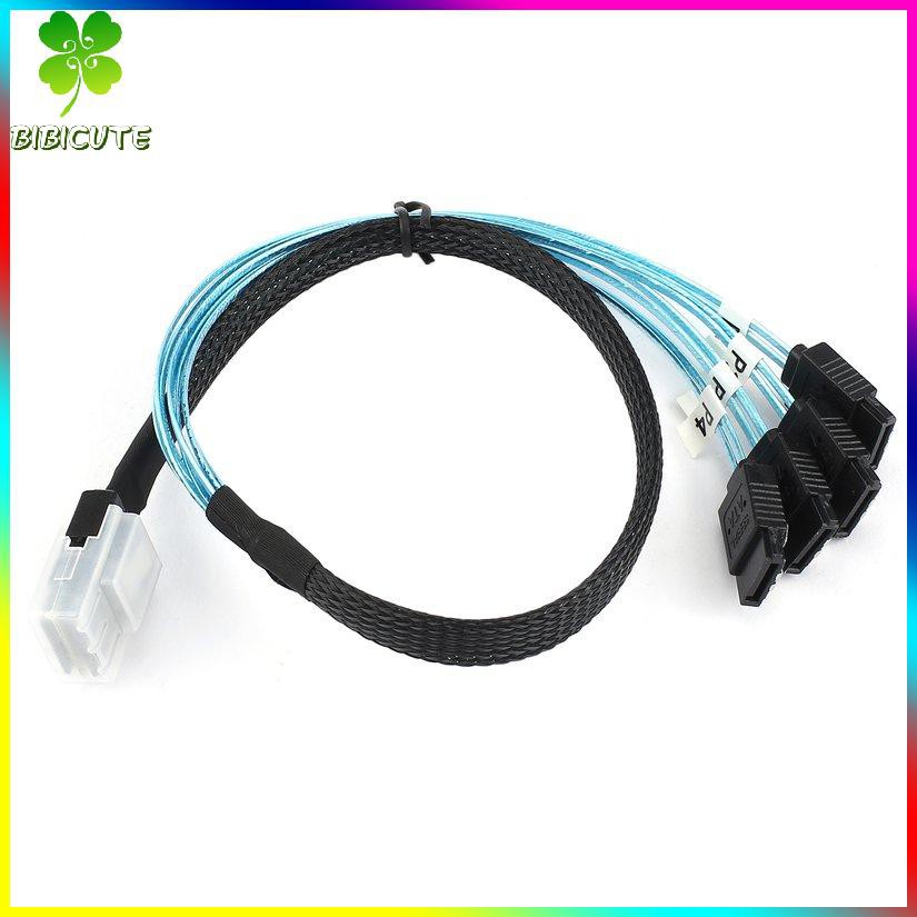 Cáp Chuyển Đổi Sas 4i Sff-8087 36p 36-pin Sang 4 Sata 7pin 0.5m | BigBuy360 - bigbuy360.vn