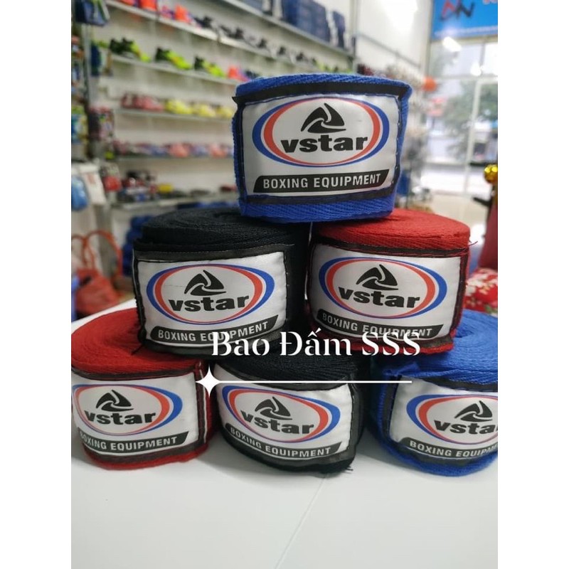 Băng Cuốn Cổ Tay Boxing Vstar (Băng đa)- 1 đôi