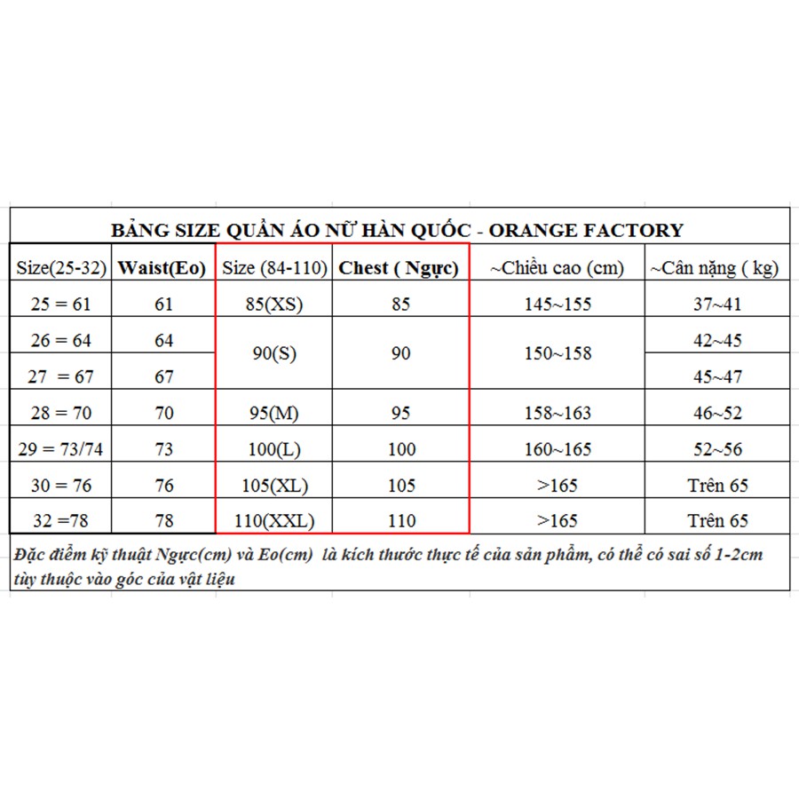 Áo phông nữ form rộng Orange Factory Hàn Quốc EQK8L360WSW