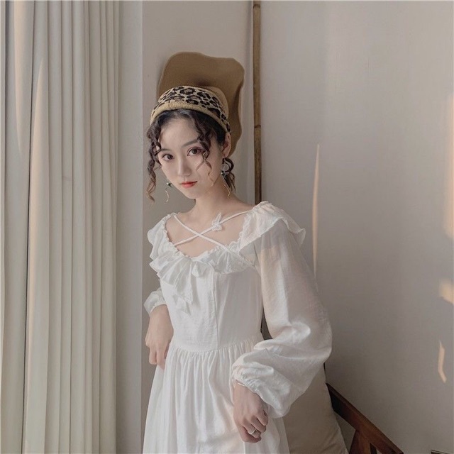 (Sẵn 1c )Váy trắng con bướm chanh xả dễ thương(3ảnh cuối là ảnh thật) có size lớn S-2XL[KHÔNG CÓ SẴN - ORDER 15-30 NGÀY] | BigBuy360 - bigbuy360.vn