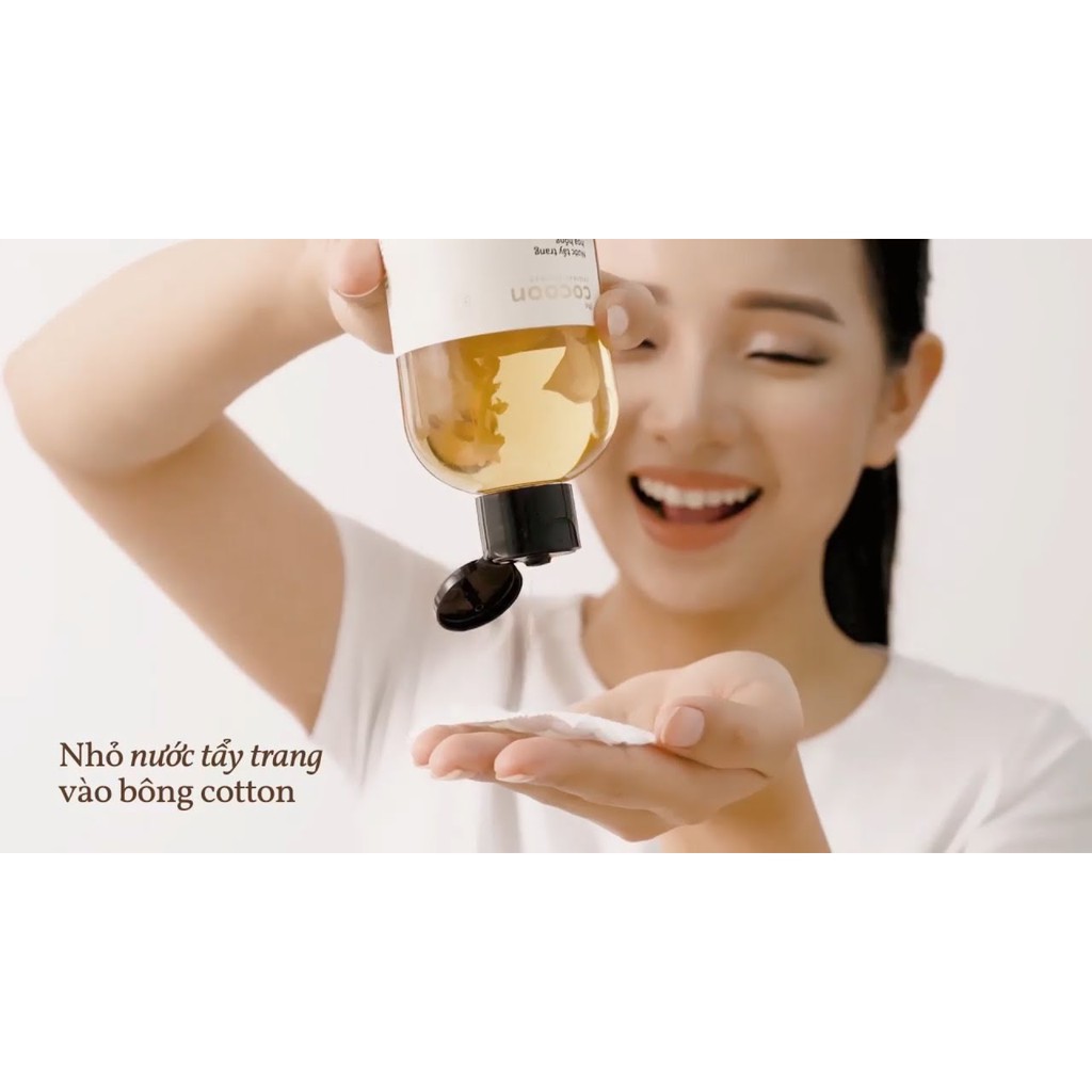 Nước tẩy trang hoa hồng cocoon 140ml - 500ml