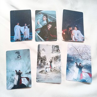 Neecao 1 Card Ảnh BJYXSZD Bác Quân Nhất Tiêu Vương Nhất Bác Tiêu Chiến Unoff