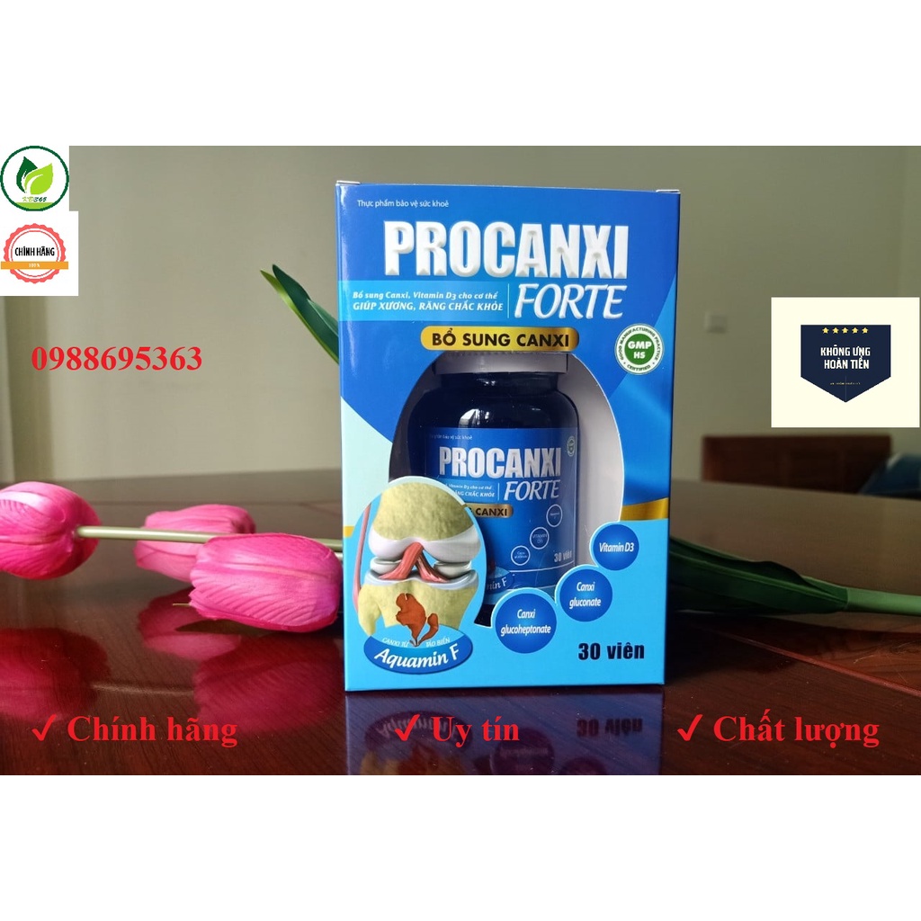 Procanxi Forte - Bổ sung canxi từ tảo biển, giúp chắc khỏe xương, phục hồi xương, răng chắc khỏe, không bị táo bón