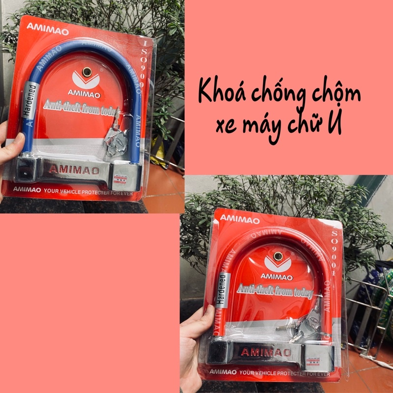 Khoá chữ u chống trộm,khoá chống trộm xe máy HÀNG LOẠI TỐT BH 12 THÁNG