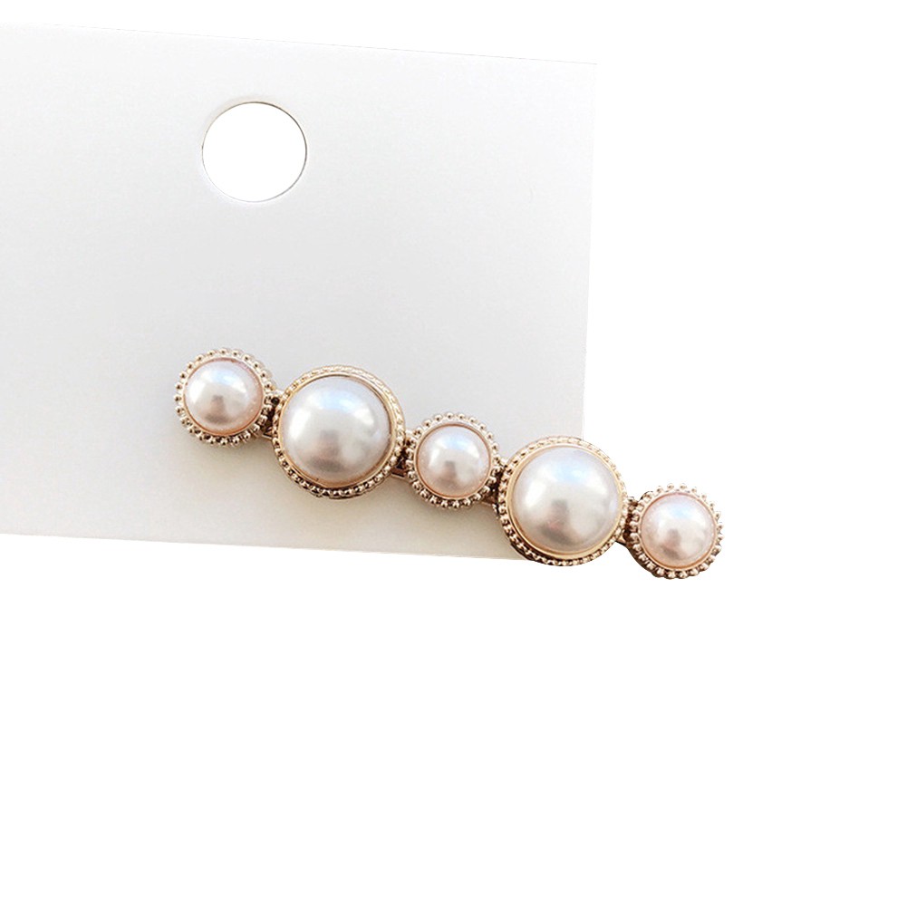 Kẹp Tóc BeautyBigbang Đính Ngọc Trai Thời Trang Lãng Mạn Dành Cho Nữ